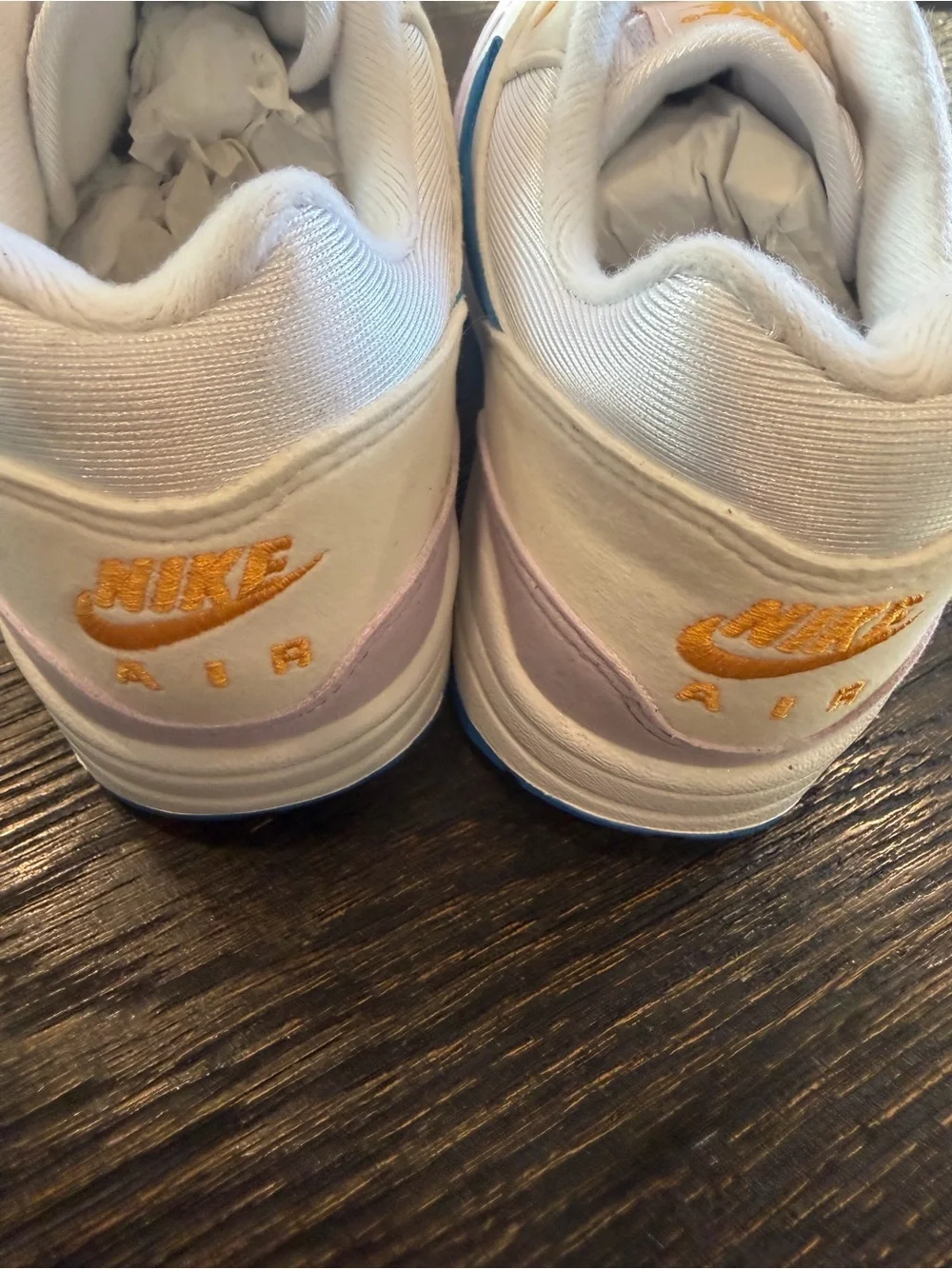 Women's Nike Air Max 1 '87 Easter Multicolor Alchemy Pink Blue size 8.5